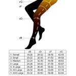 Μαύρη κάλτσα συμπίεσης με σιλικόνη 18-21 MMHG No 2